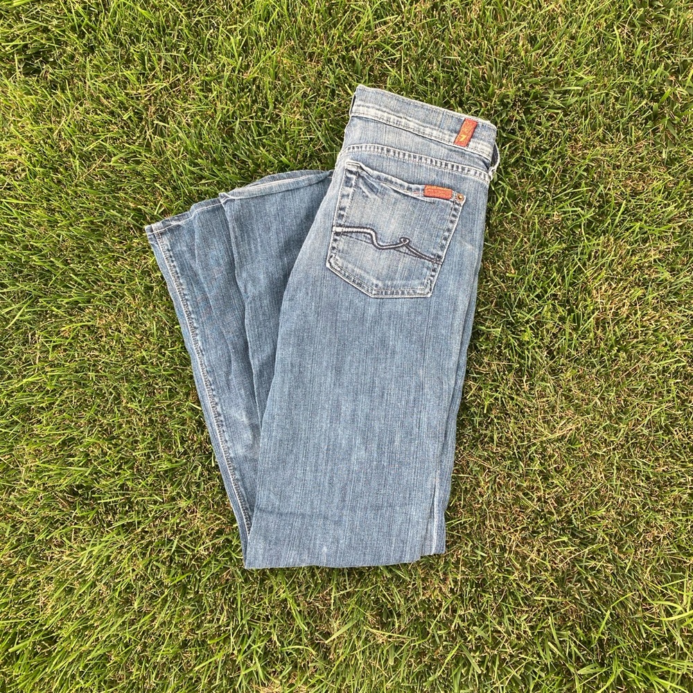 7 for all man kind flare jeans